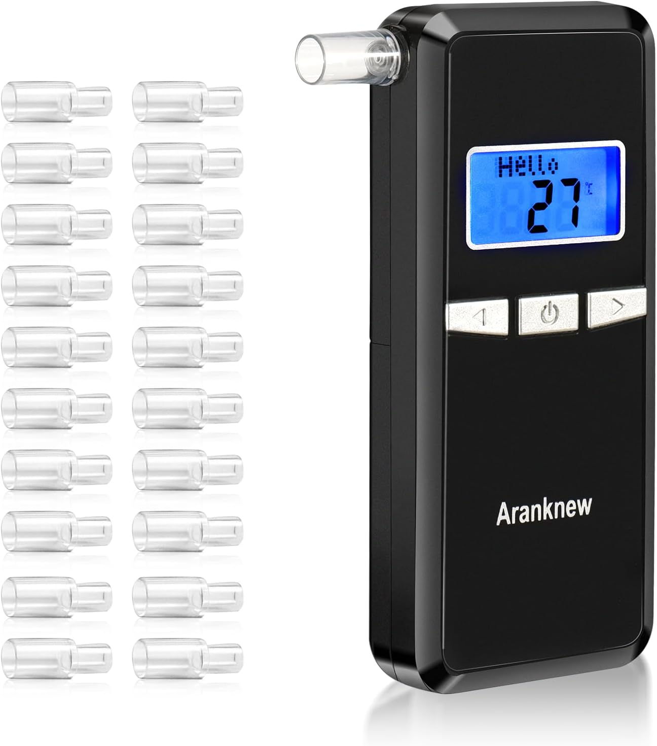 Alkoholtester AD8000, tragbarer Atemalkoholtester mit Warnfunktion