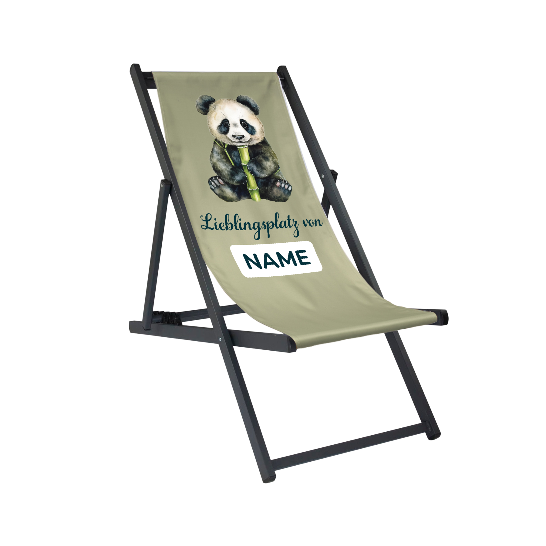 Liegestuhl | personalisierbar - Panda