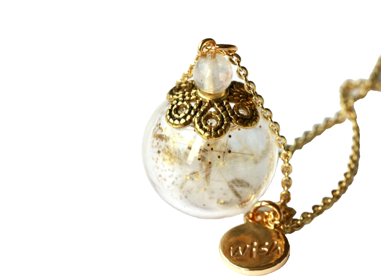 Silberkette | Pusteblumen & Mondstein