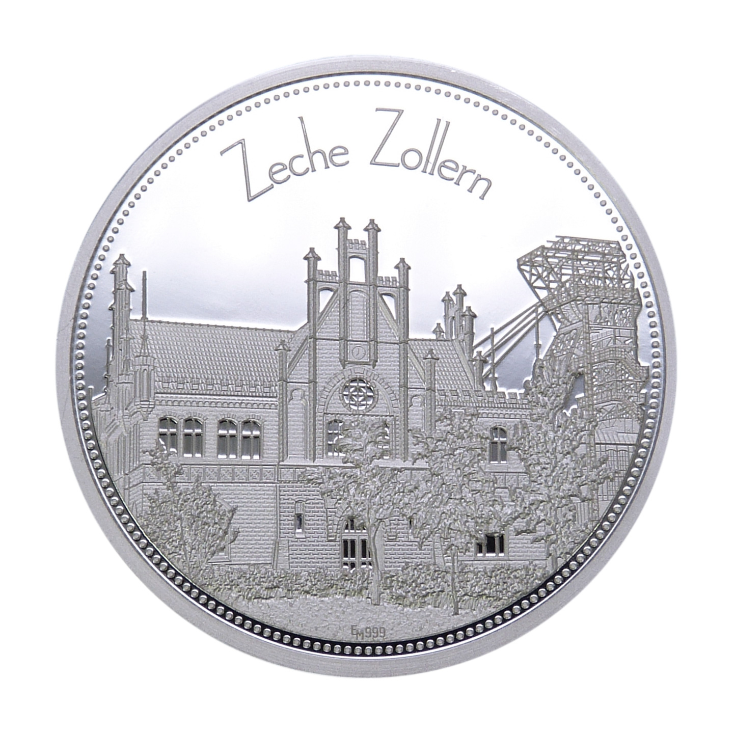 Sammeledition "Zechen im Ruhrgebiet" - 2. Motiv "Zeche Zollern" - Silber