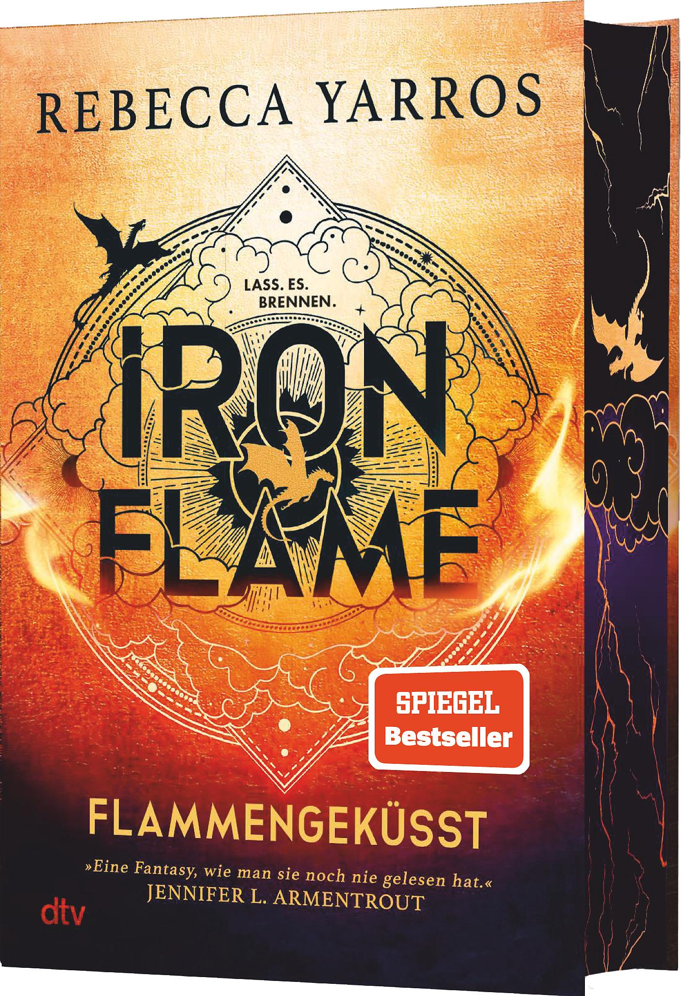 Iron Flame – Flammengeküsst Deluxe-Ausgabe mit atemberaubendem Farbschnitt. Roman | Die heißersehnte Fortsetzung des Fantasy-Erfolgs Fourth Wing