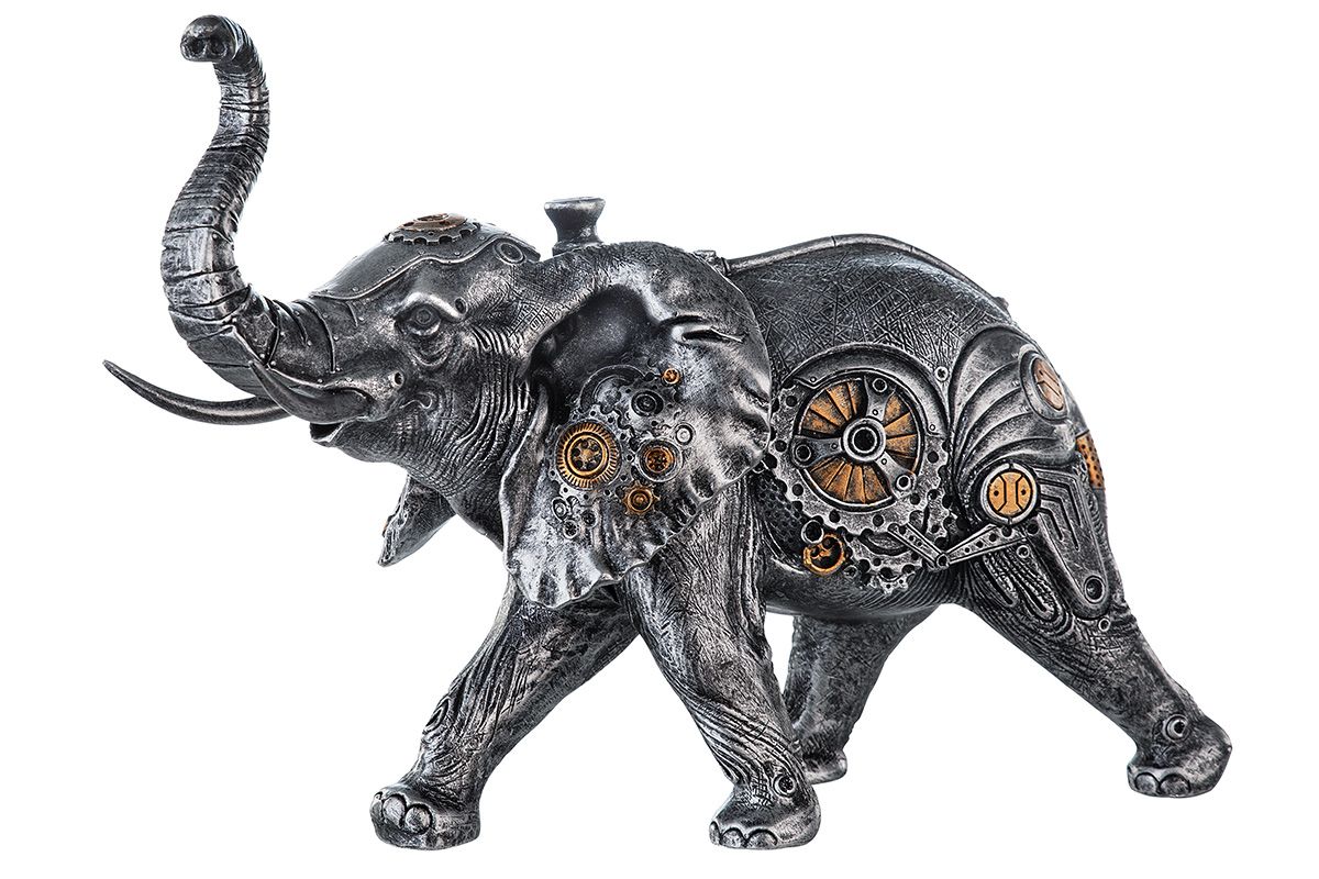 Skulptur | Steampunk Elefant