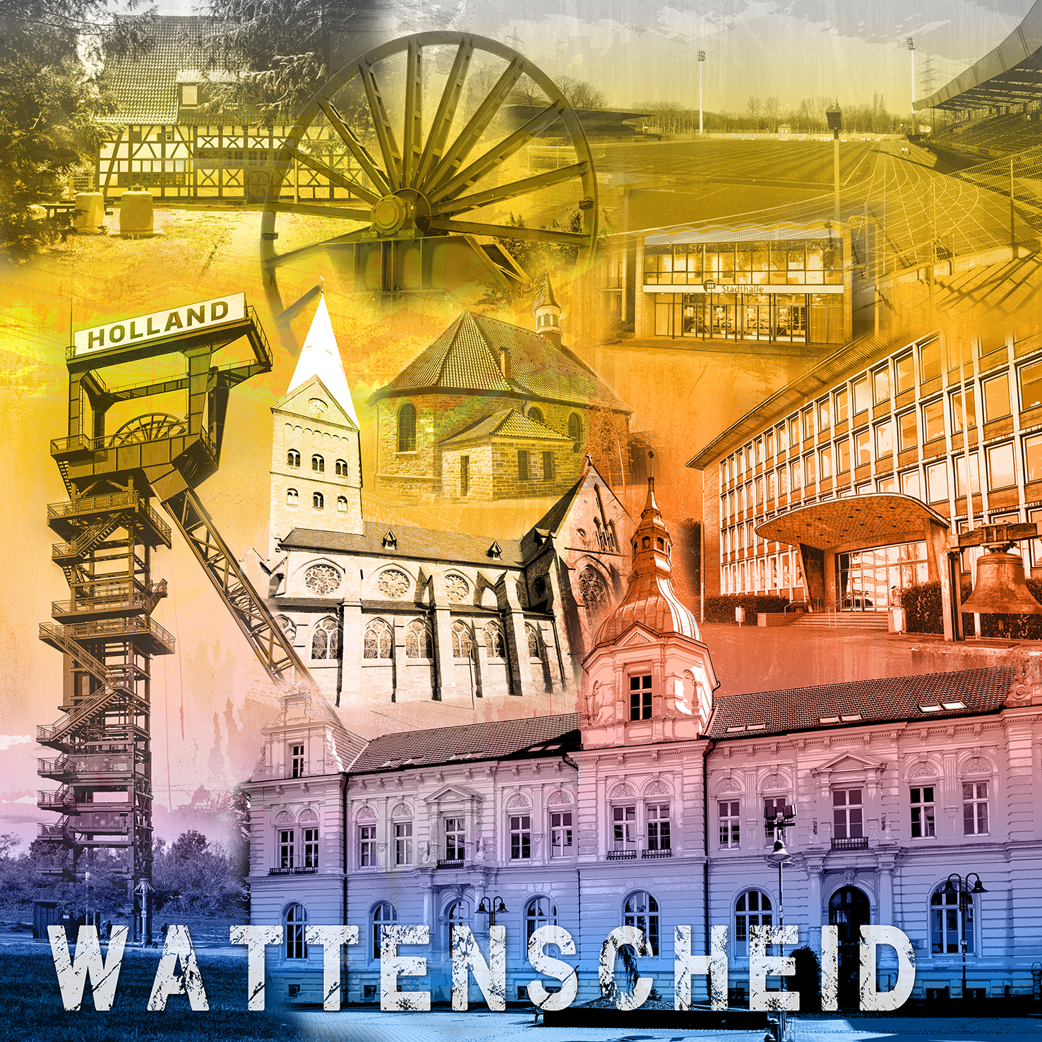 Stadtcollage Wattenscheid