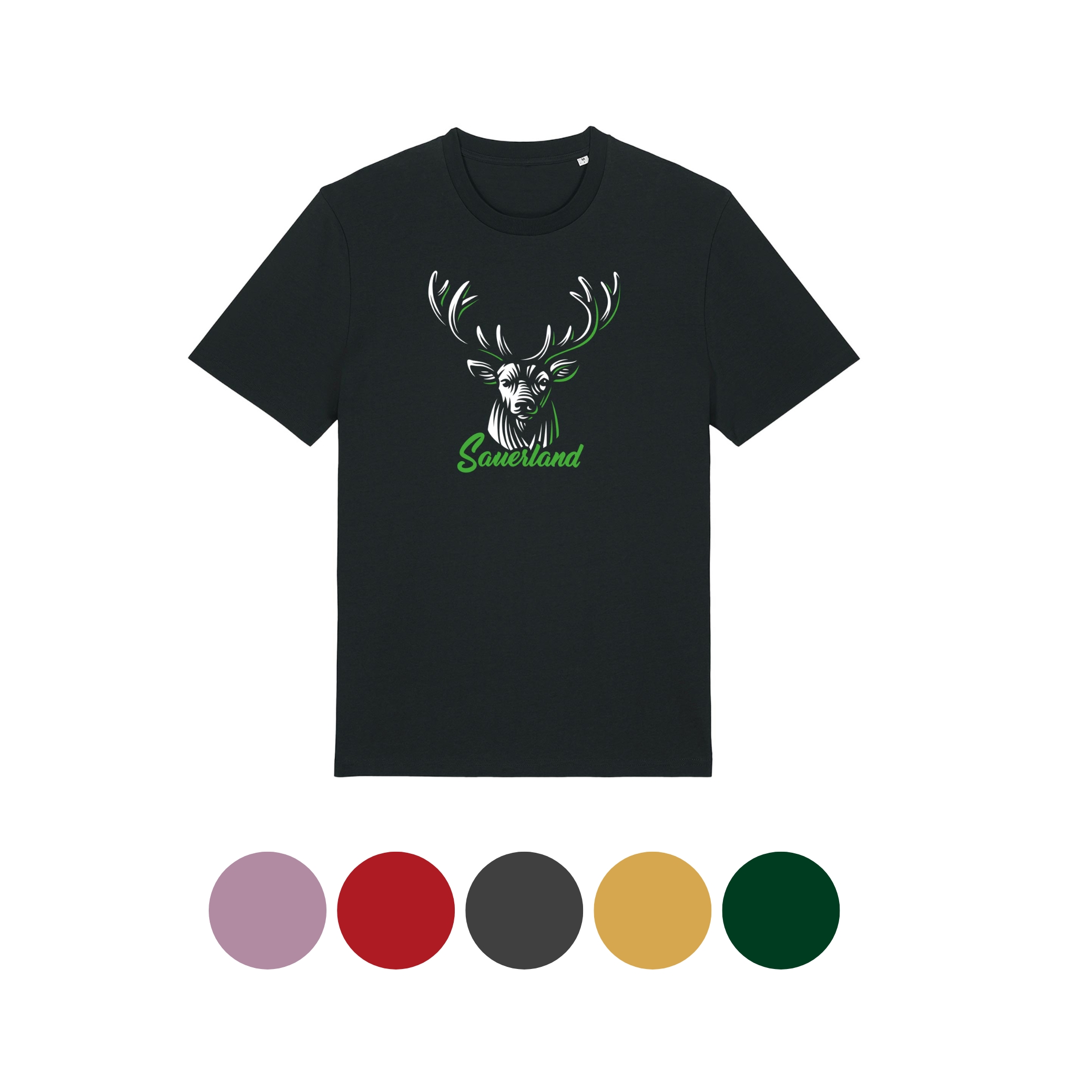 T-Shirt Sauerland Hirsch - UNISEX