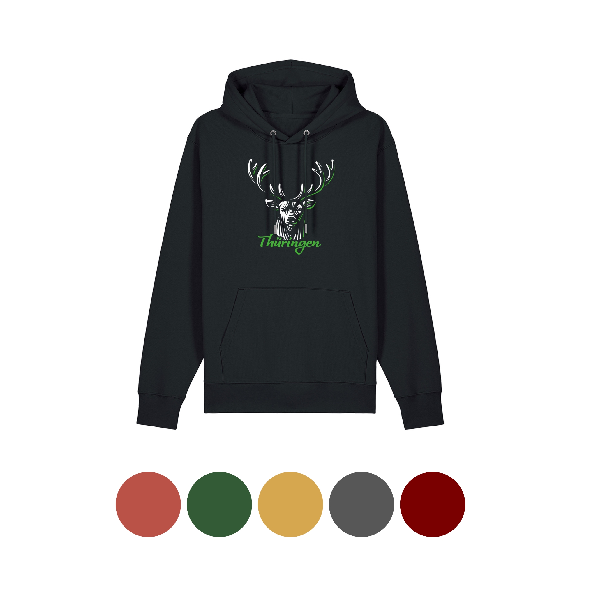 Hoodie | Unisex | Thüringen Hirsch