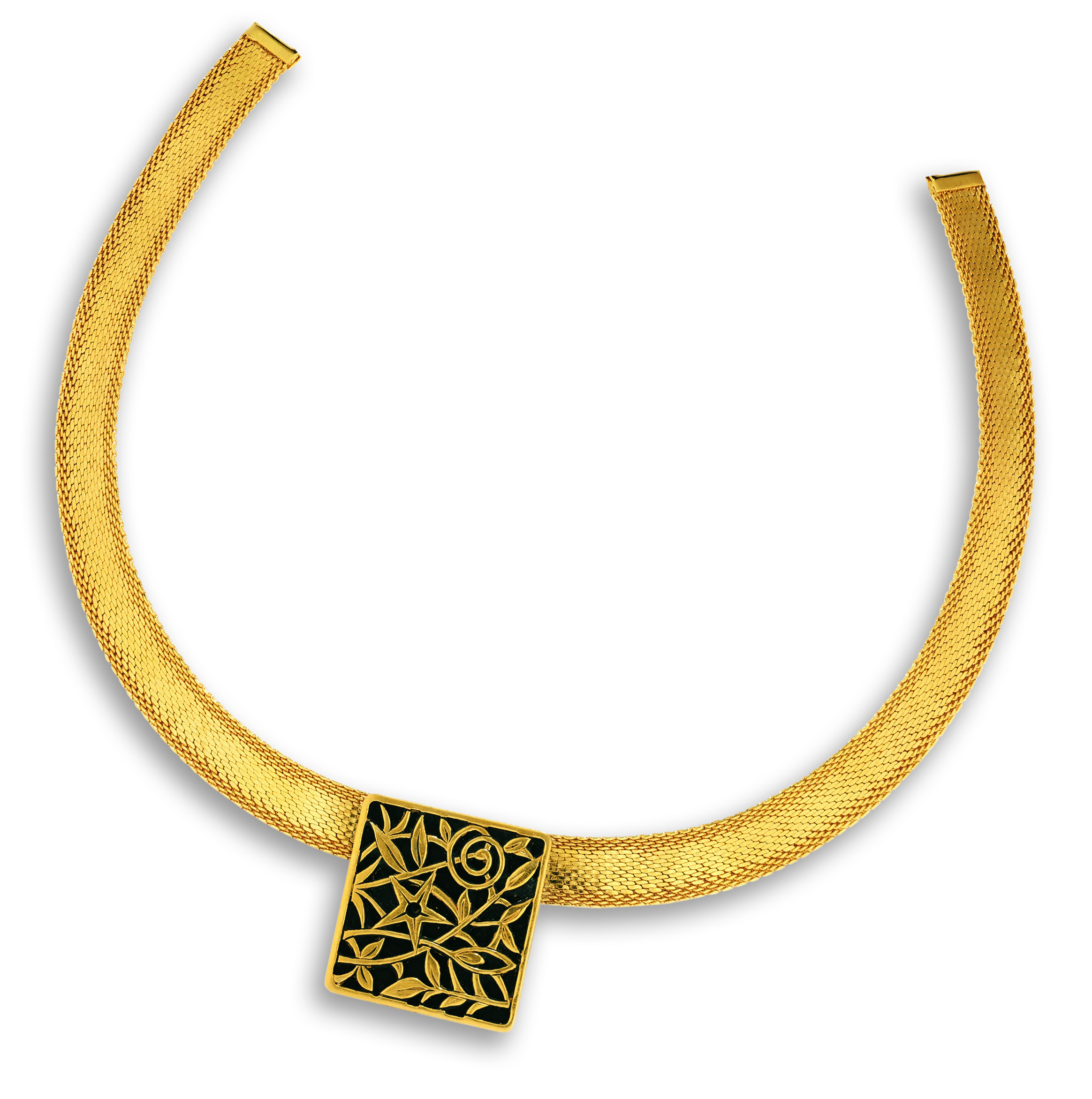 Collier | Blüte des Jugendstils – Petra Waszak nach Gustav Klimt