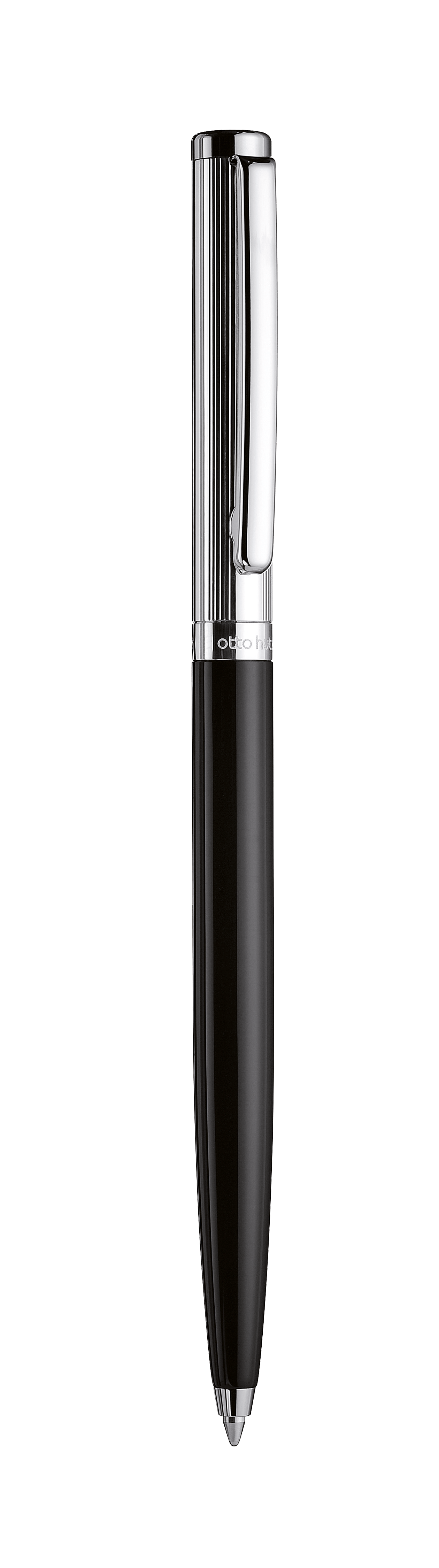 Kugelschreiber schwarz lackiert/platiniert- Design 01