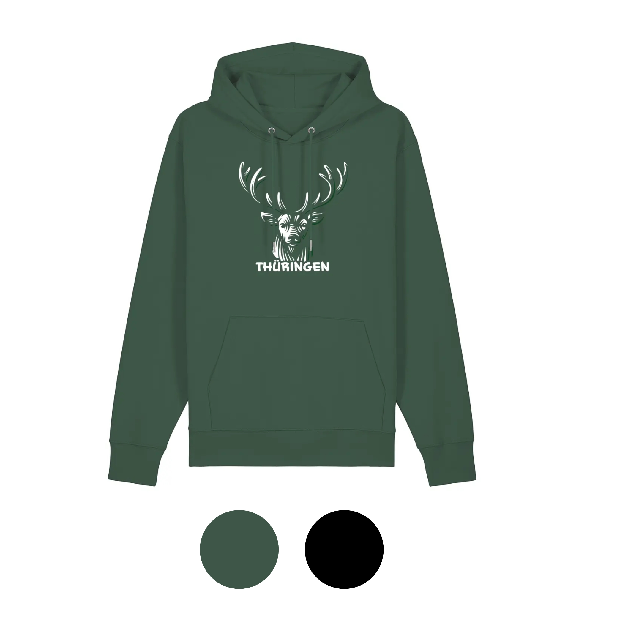 Hoodie Unisex Thüringen Hirsch