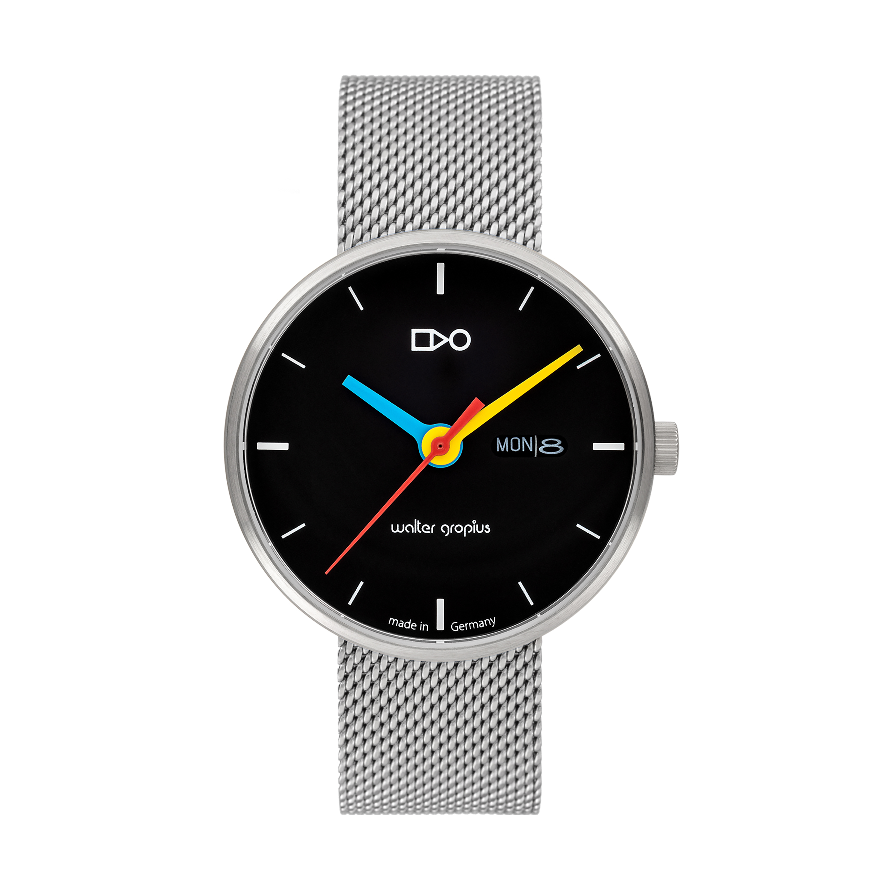 Armbanduhr | Silber – Walter Gropius Simplex Mesharmband