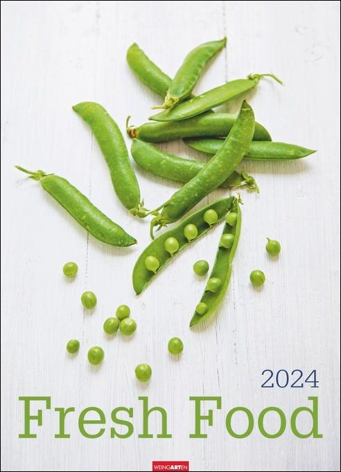 Fresh Food 2024. Großer Wandkalender mit 12 eleganten Lifestyle-Fotos für die Küche. Stylische Food-Fotografie Kalender 2024. 49x68 cm Hochformat. Maße (B/H): 49 x 68 cm, Fotokalender