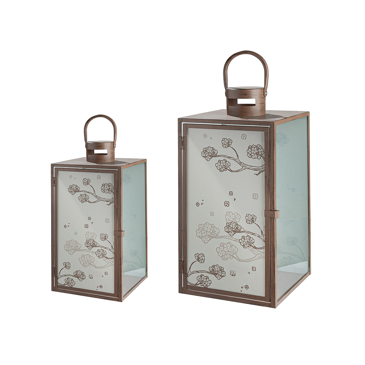 Laterne 2er Set –  Cherry Blossom