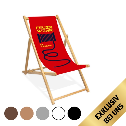 Liegestuhl | personalisierbar - FEUERWEHR