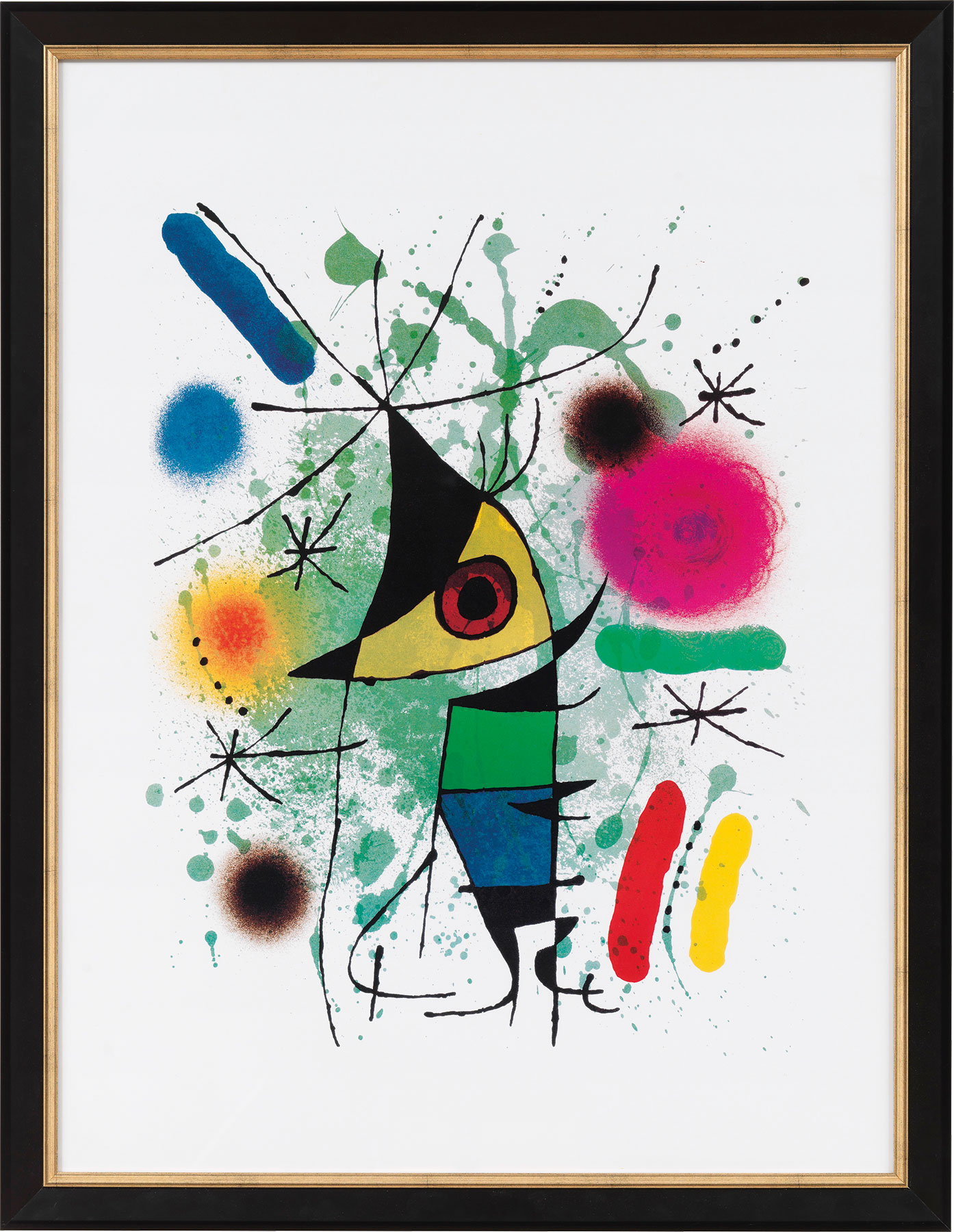 Gemälde | Der singende Fisch (1972) - Miró