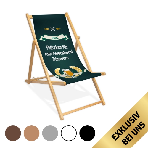 Liegestuhl | personalisierbar - FEIERABEND