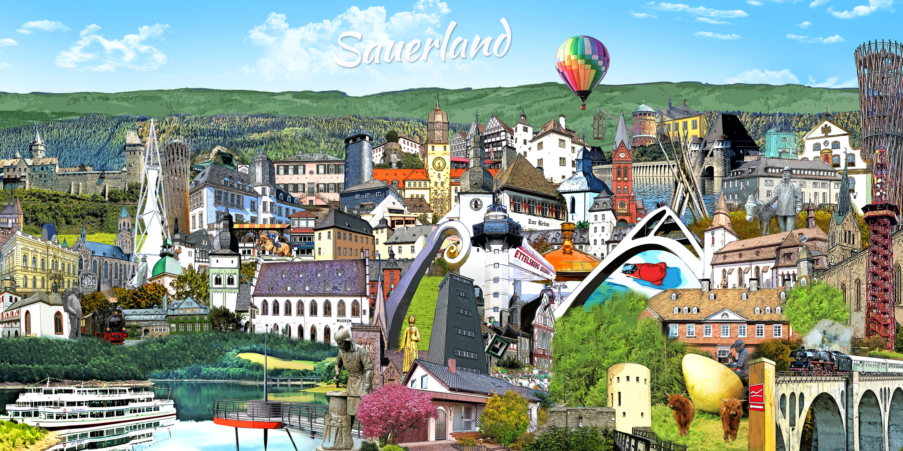 Personalisiertes "Stadtportrait Sauerland"