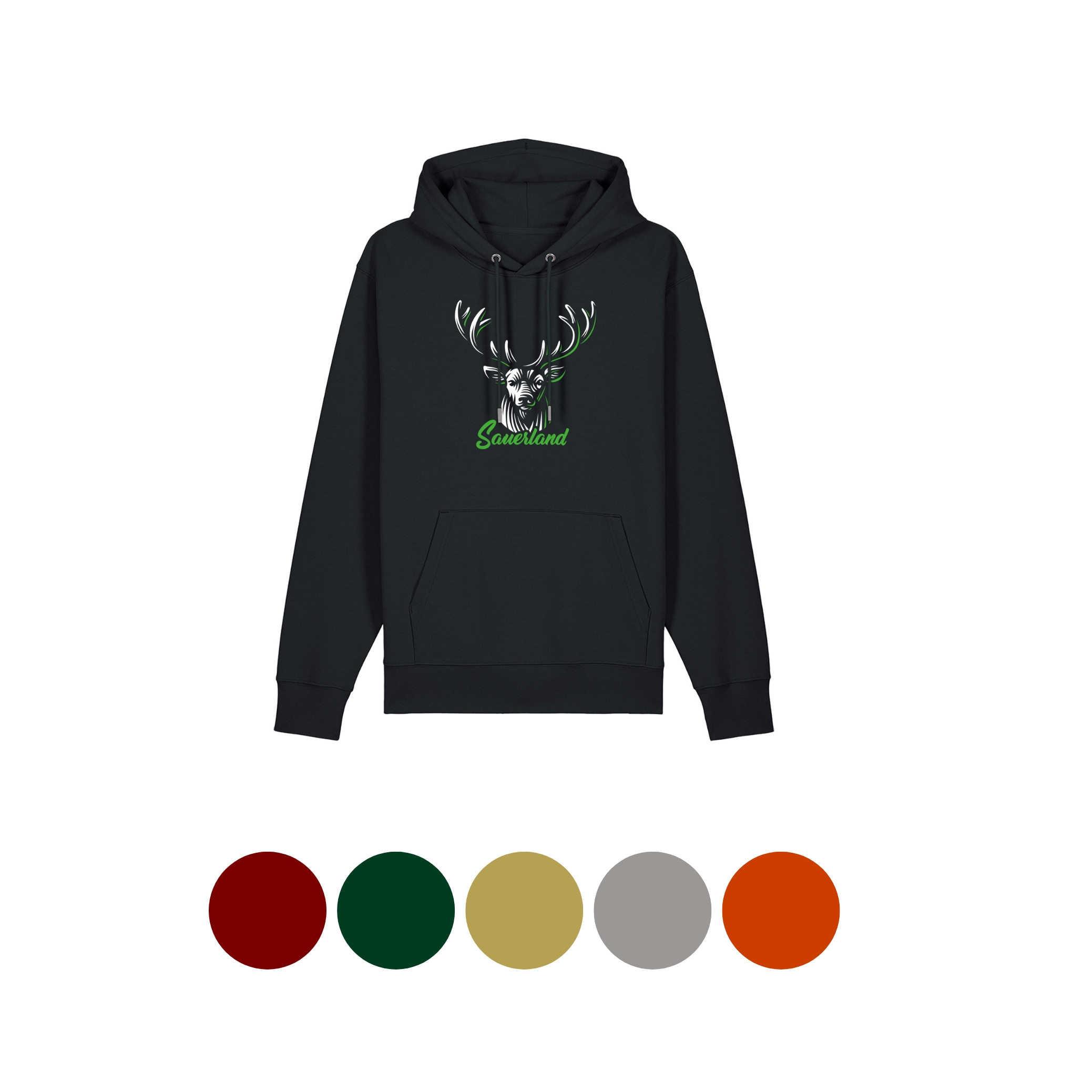 Hoodie Sauerland Hirsch - UNISEX