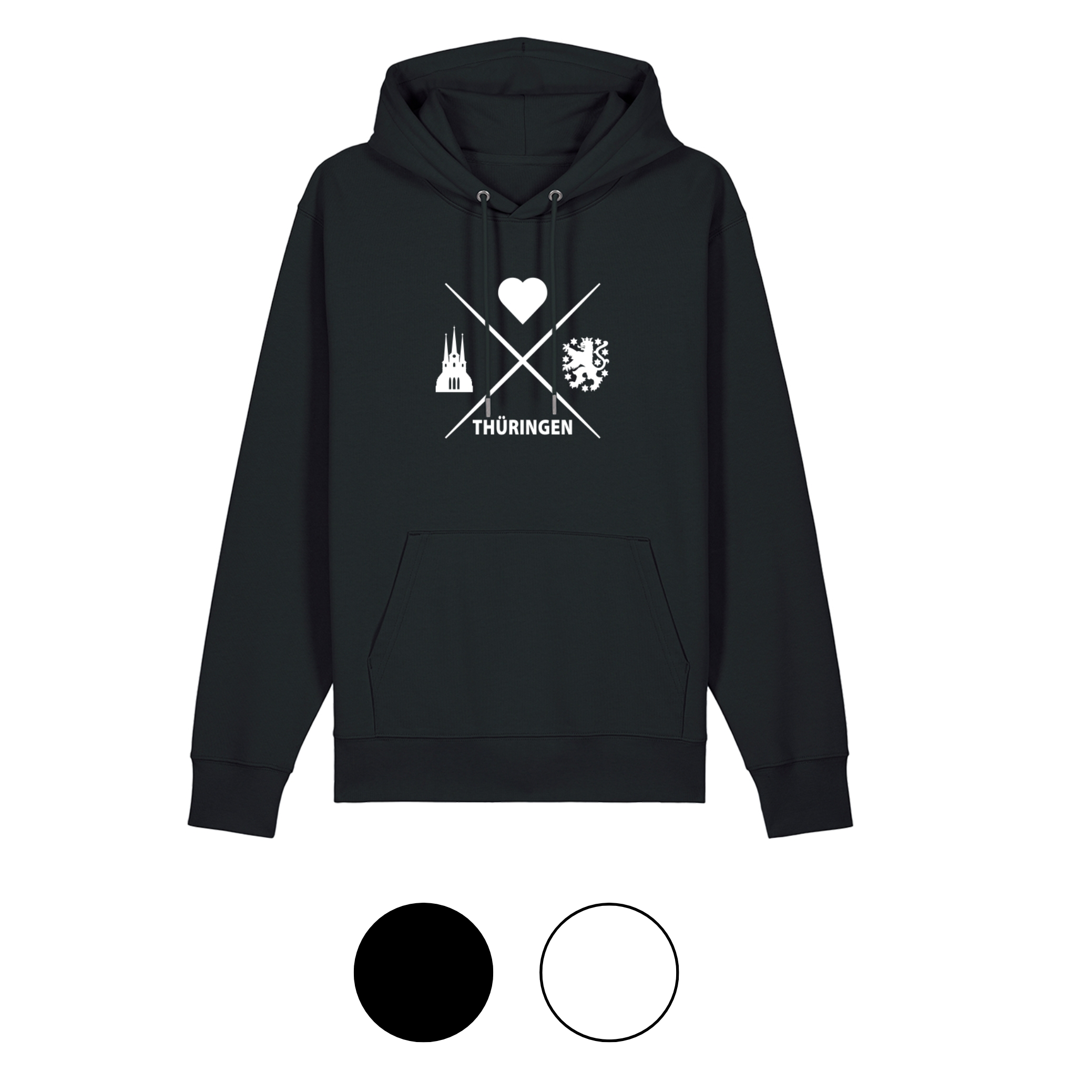 Hoodie Unisex Thüringensymbole