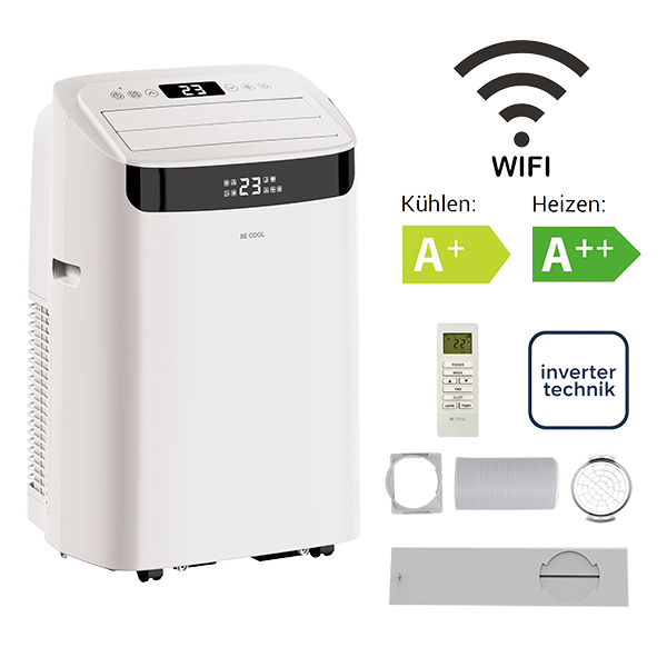 Klimagerät | 12.000 BTU mit Heizfunktion und Wifi Super Silent