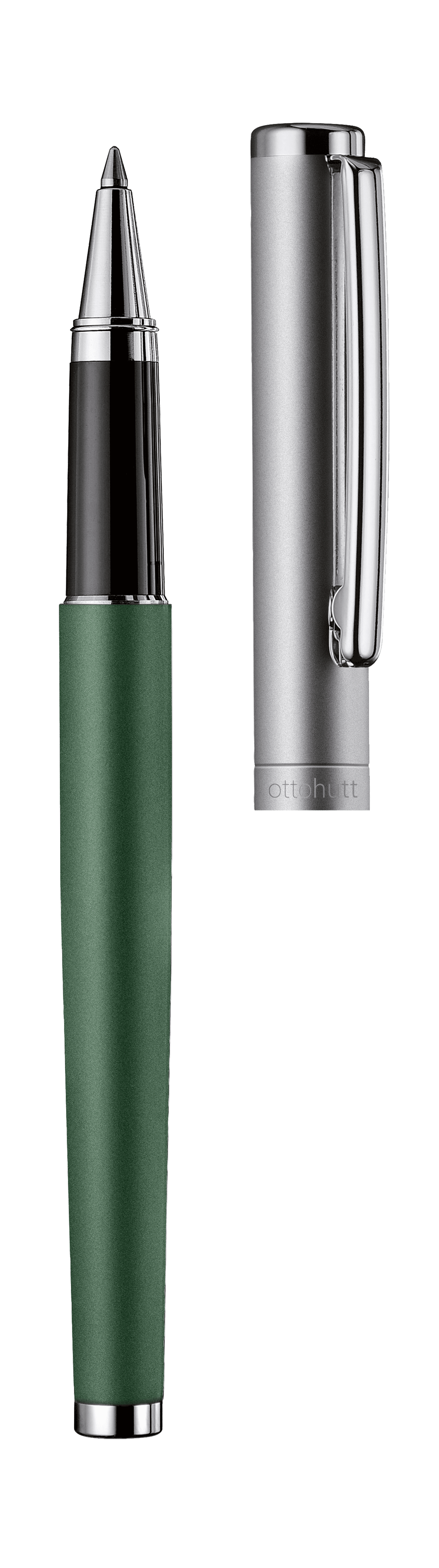 Tintenroller grün matt/Ruthenium matt - Design 01