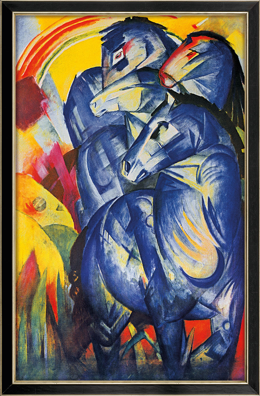Gemälde | Turm der blauen Pferde (1913) - Franz Marc