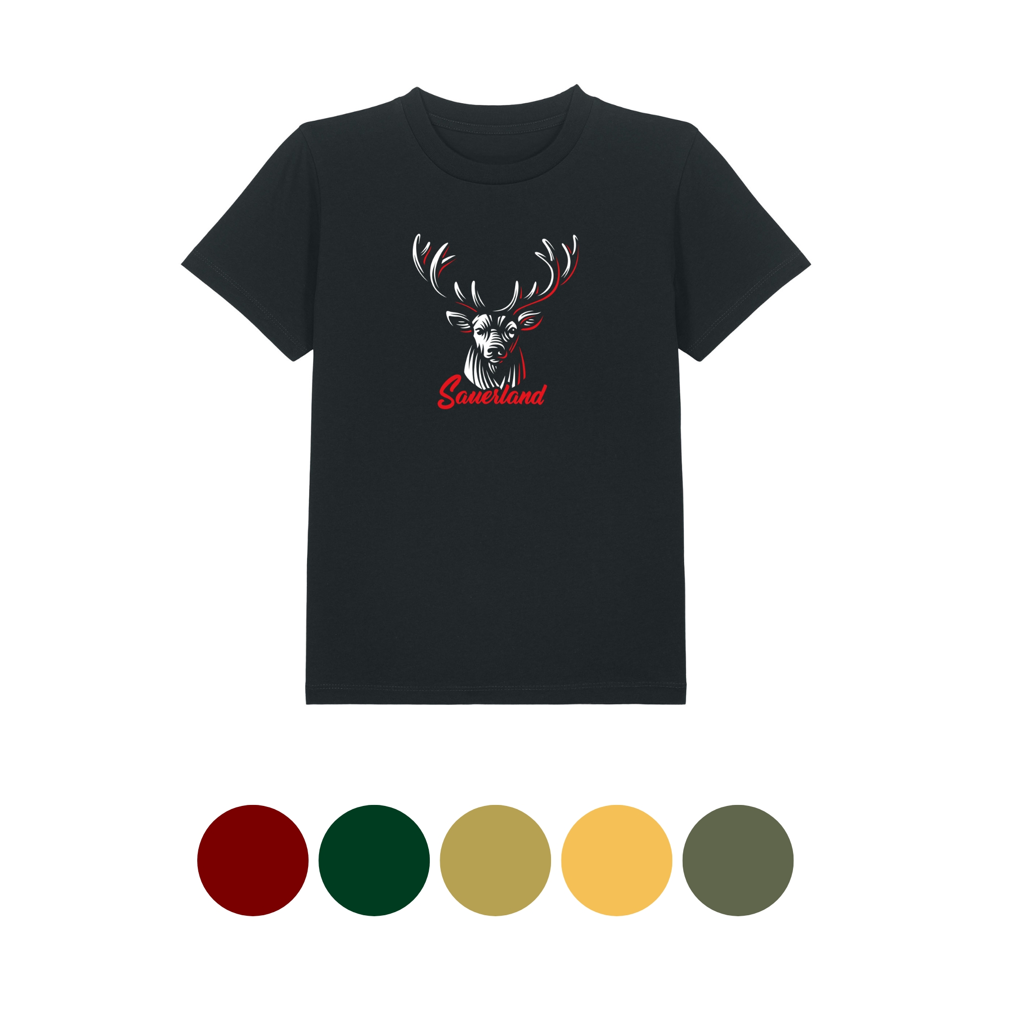 T-Shirt Sauerland Hirsch für Kinder