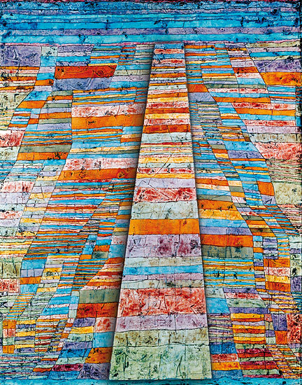 Gemälde | Haupt- und Nebenwege (1929), Dimension 2 - Paul Klee