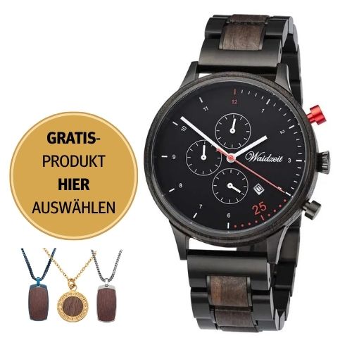 Herrenuhr | Chronograph – Barista Rosso