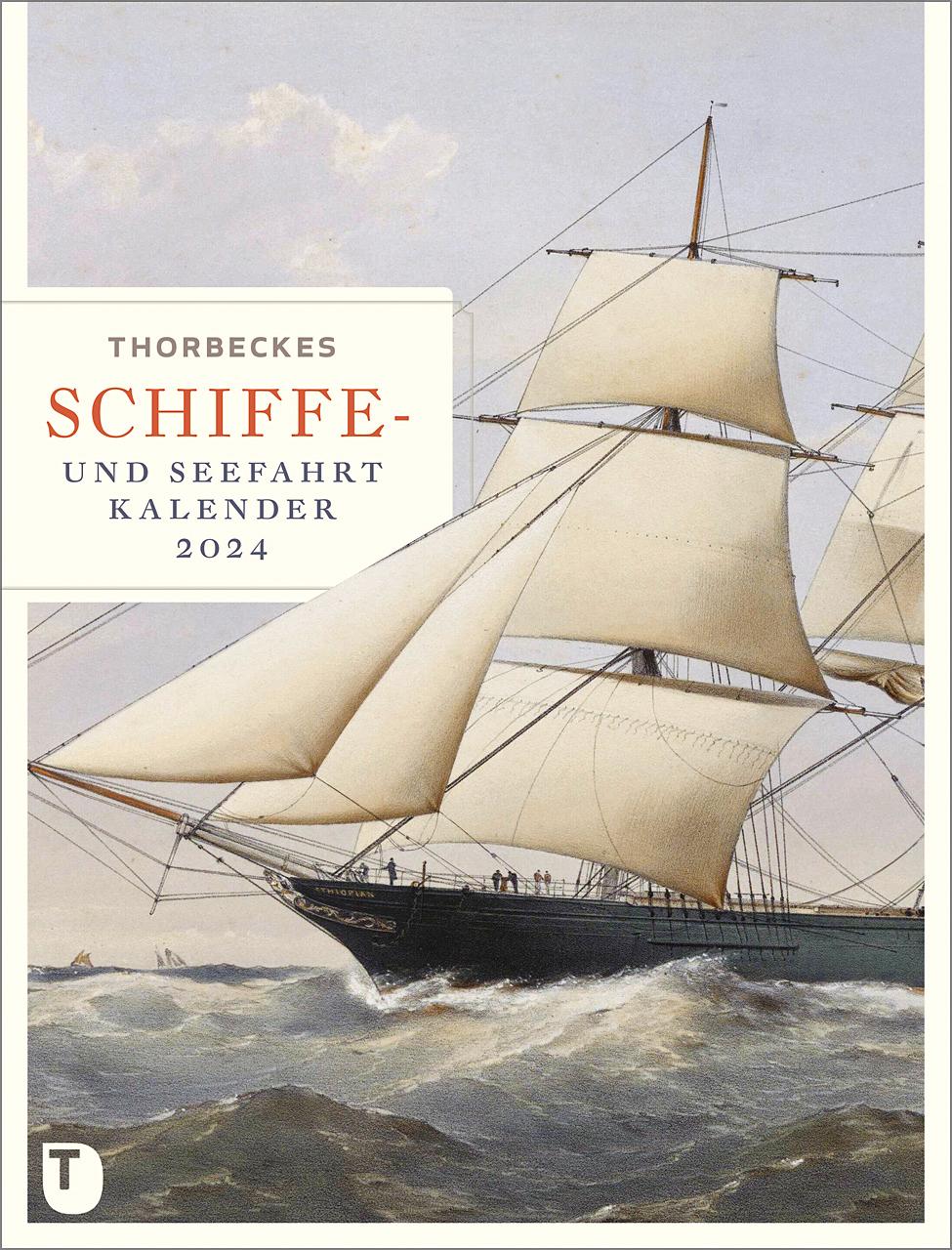 Thorbeckes Schiffe- und Seefahrt-Kalender 2024 Maße (B/H): 24 x 32 cm, Wochenkalender