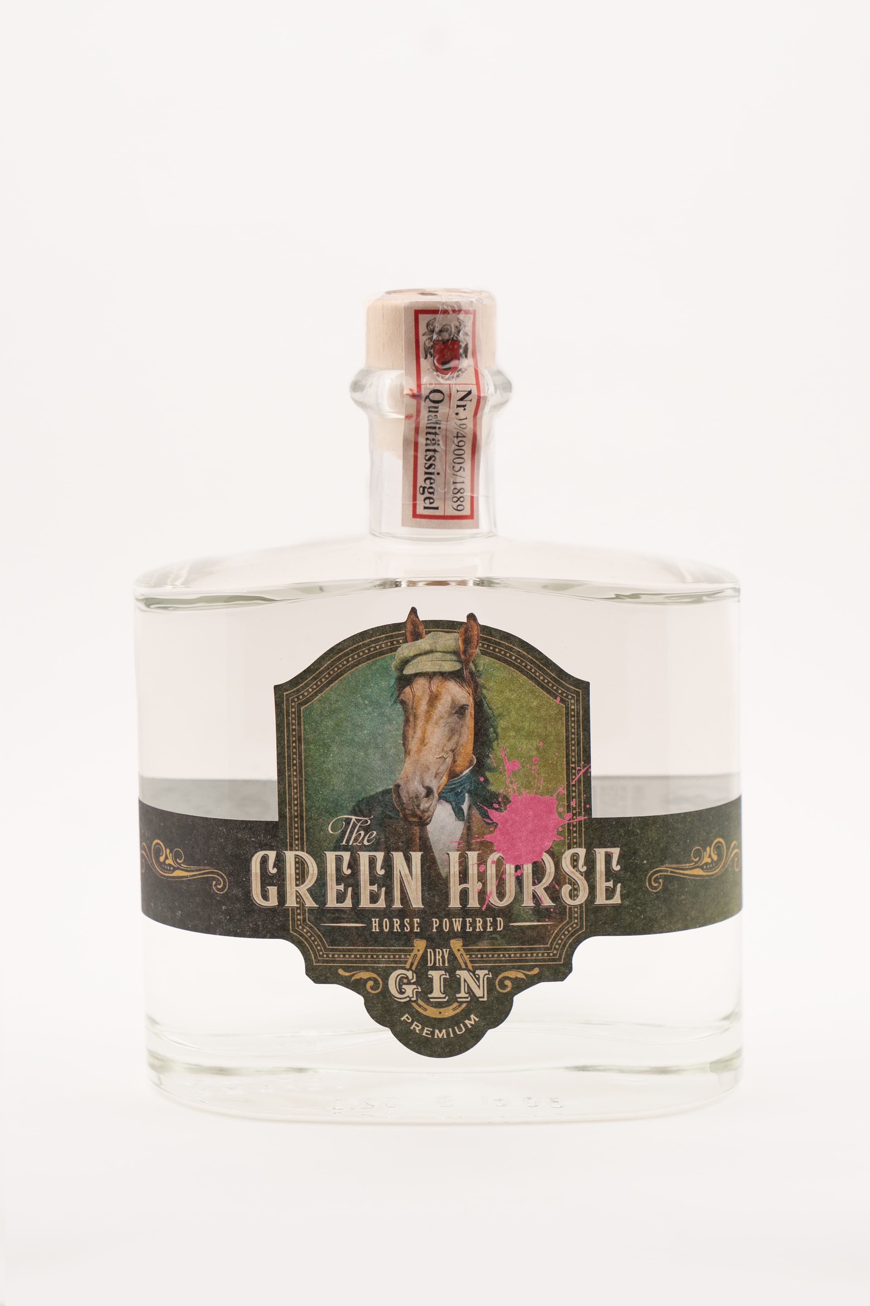 Gin "Green Horse" 0,5l inkl. Tasse "Glück auf"