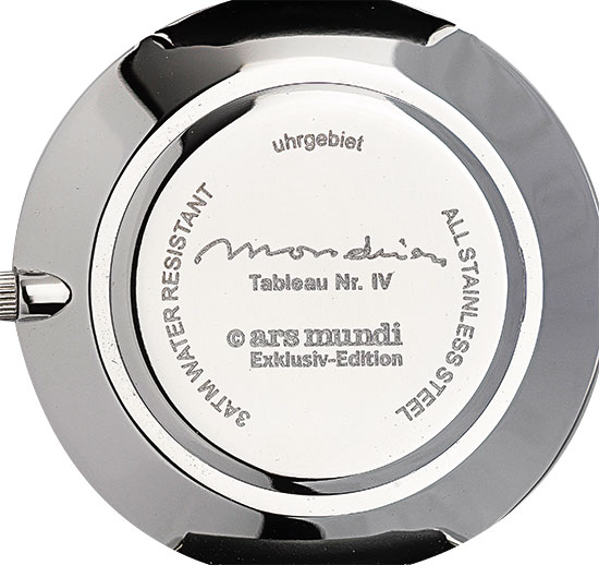 Armbanduhr – Künstler Mondrian - Tableau Nr. IV