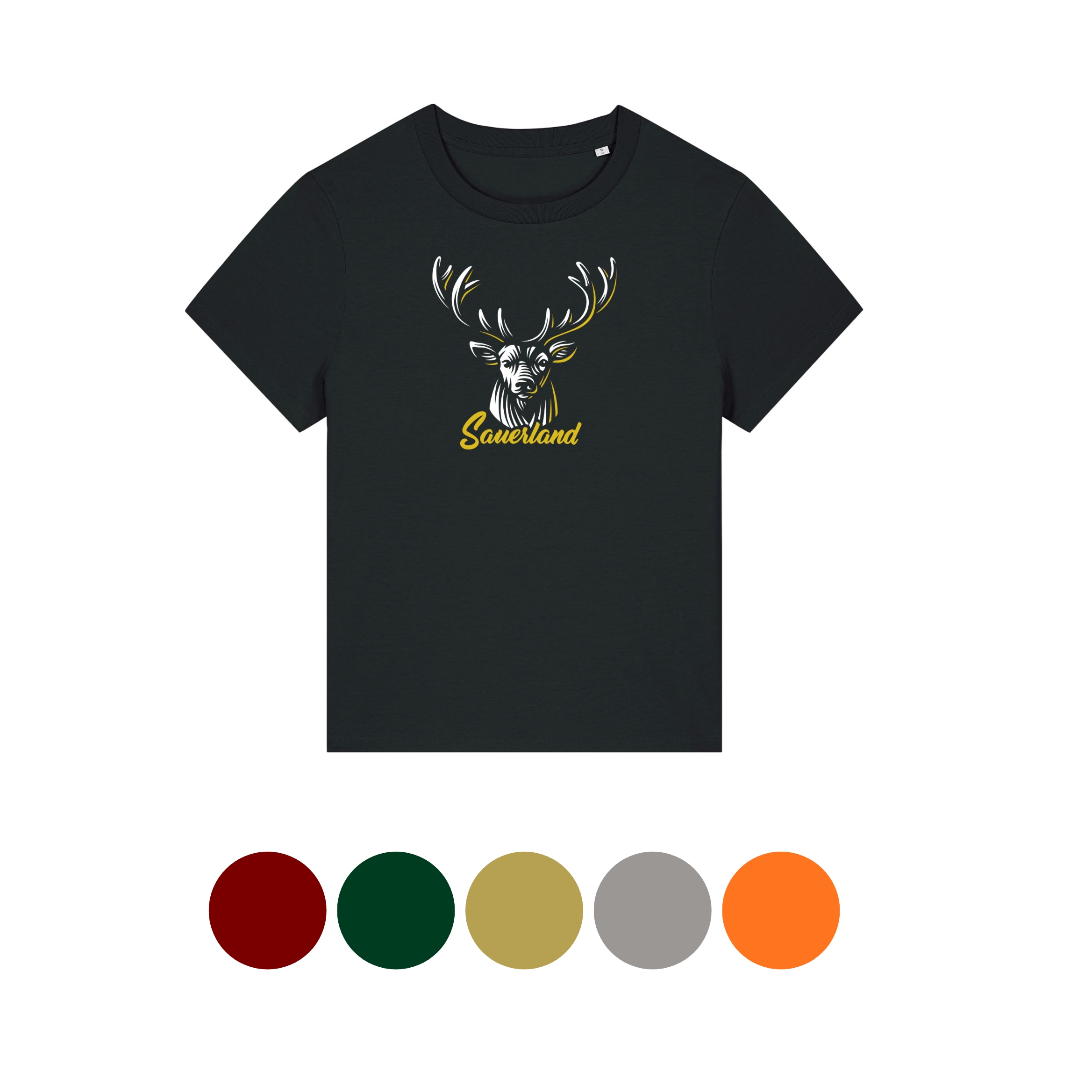 T-Shirt Sauerland Hirsch für Damen