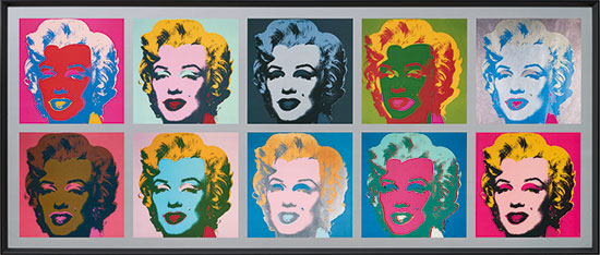 Andy Warhol: Bild "Marilyn Monroe (Marilyn)" (1967), gerahmt