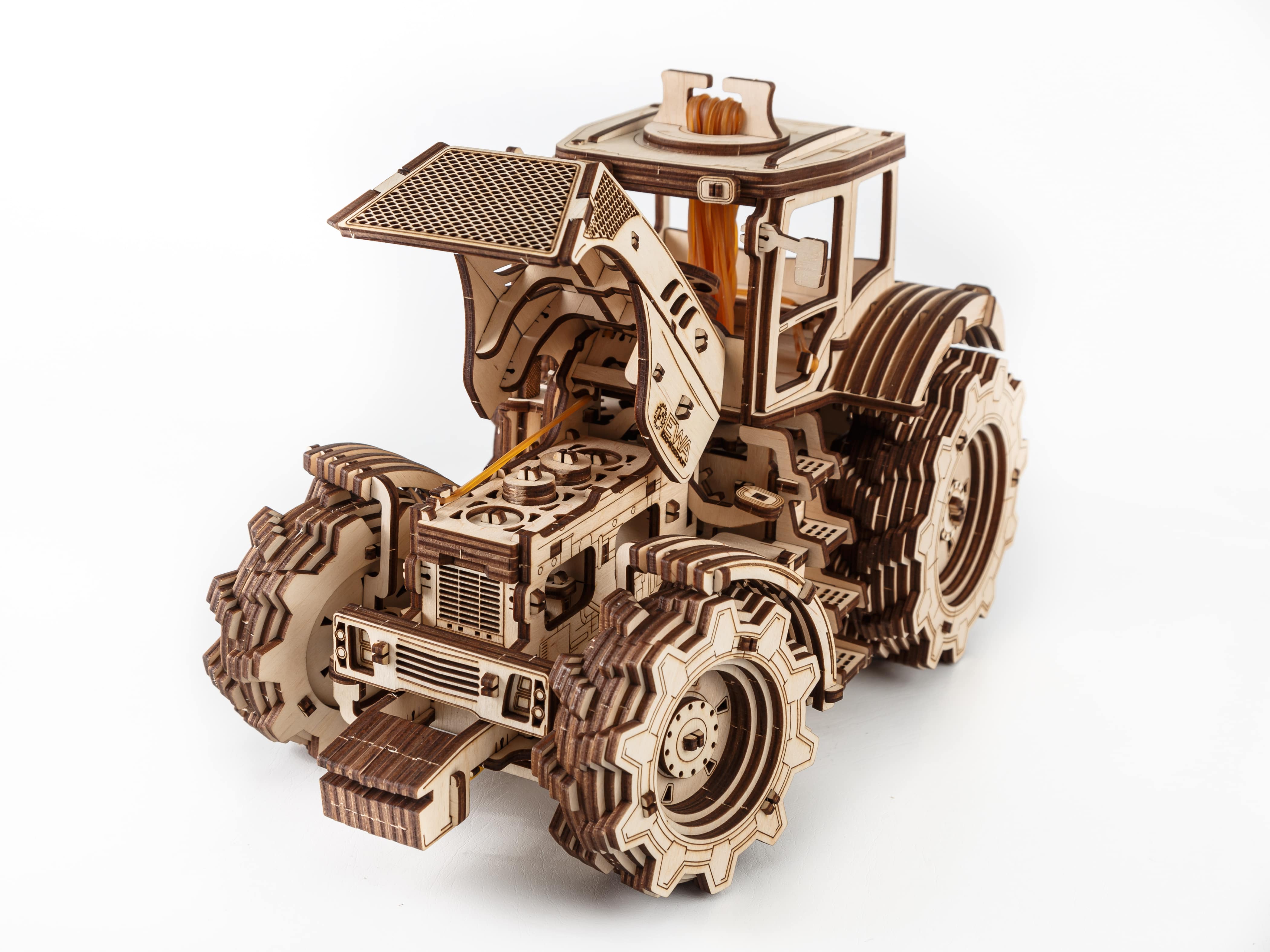 Holzpuzzle - 3D Traktor