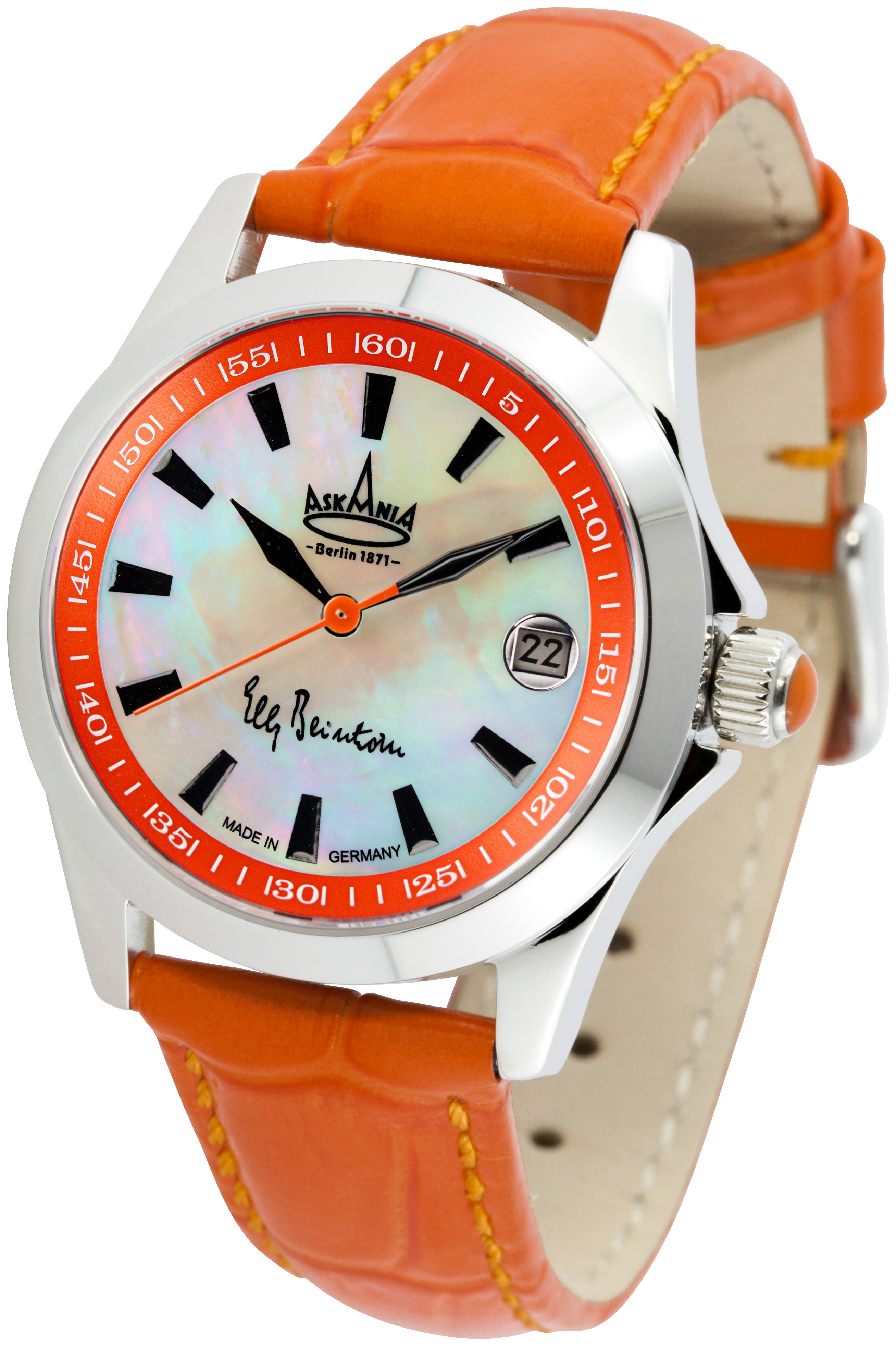 Armbanduhr | orange – ASKANIA ELLY BEINHORN Automatik