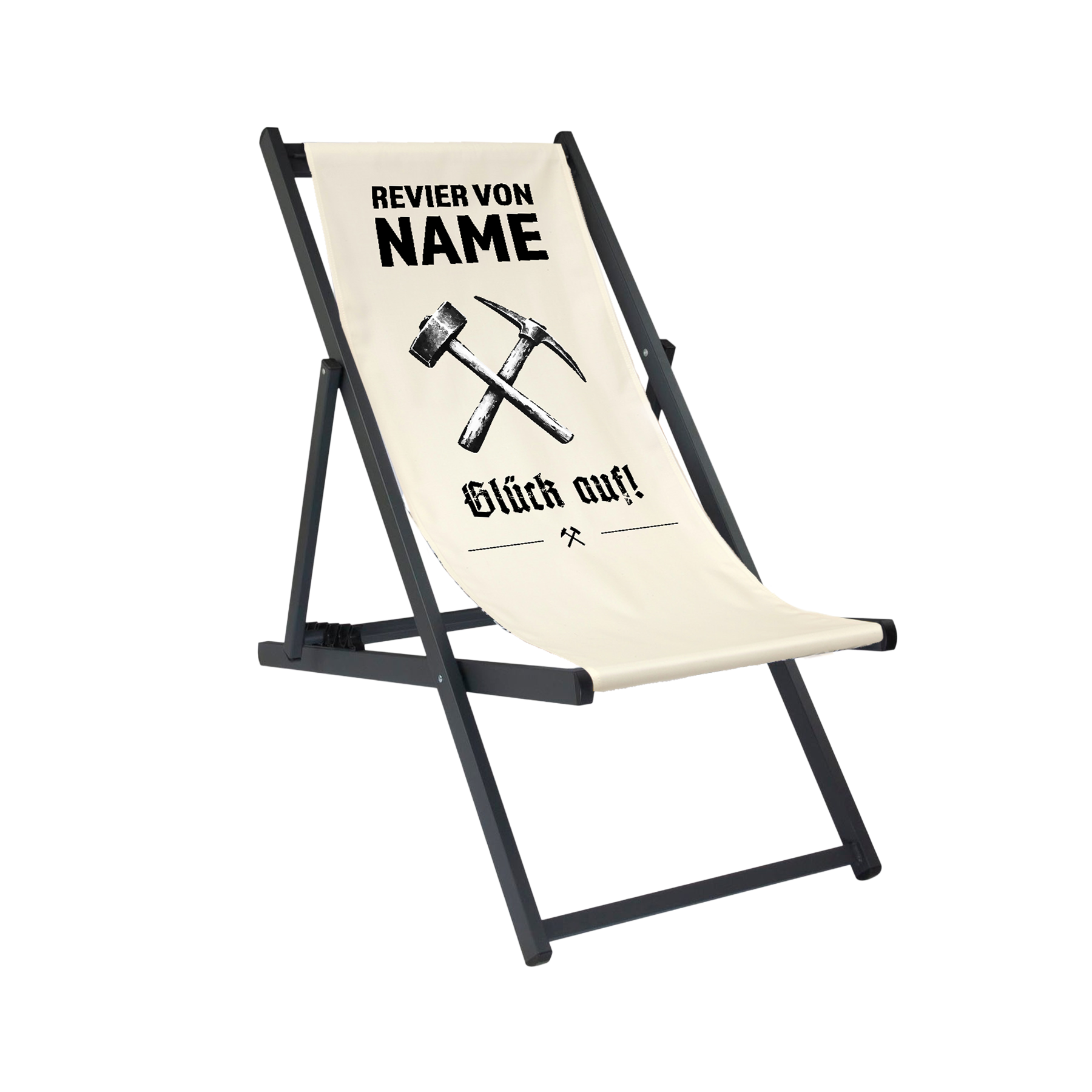 Liegestuhl | personalisierbar - Hammer & Schlägel