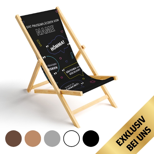 Liegestuhl | personalisierbar - HÖMMA